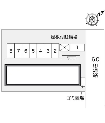 ★手数料０円★札幌市白石区中央二条１丁目　月極駐車場（LP）